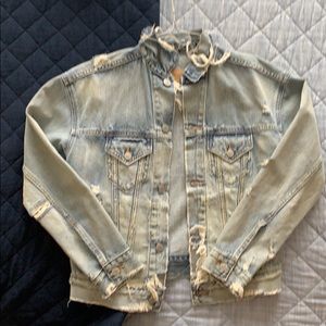 Denim and Supply Distressed Jean Jacket